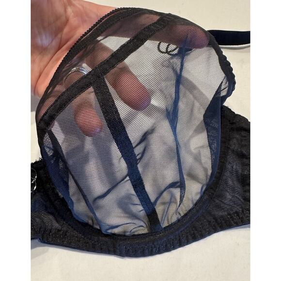 Curvy Kate Bra Women’s Size 38DD Black Underwire Sheer - Picture 9 of 9